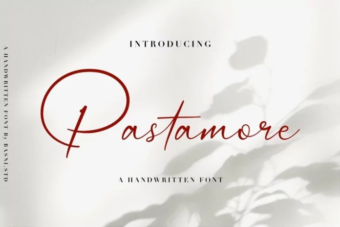 Pastamore 字体下载