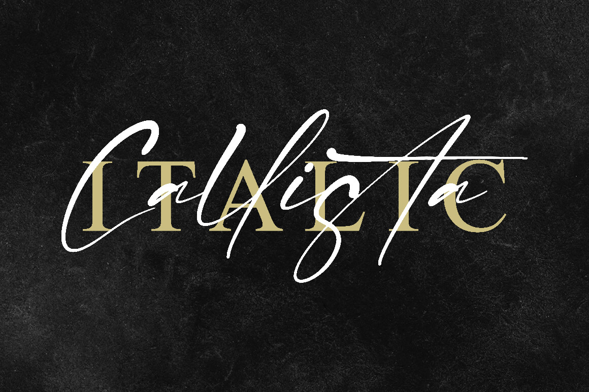 Callista Script 字体下载