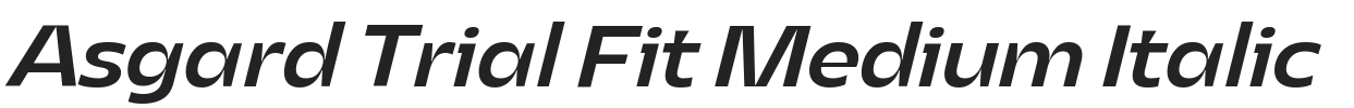 Asgard Trial Fit Medium Italic.ttf字体下载