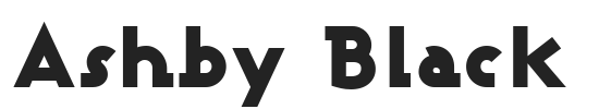 Ashby Black.ttf字体下载