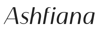 Ashfiana.ttf字体下载
