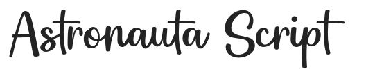 Astronauta Script.otf字体下载