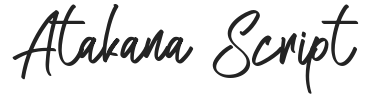 Atakana Script.otf字体下载