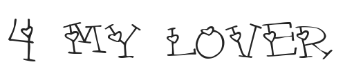 4 my lover.ttf字体下载