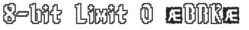 8-bit Limit O (BRK).ttf字体下载
