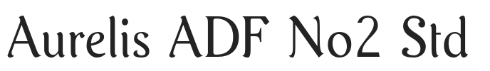Aurelis ADF No2 Std.otf字体下载