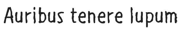Auribus tenere lupum.ttf字体下载