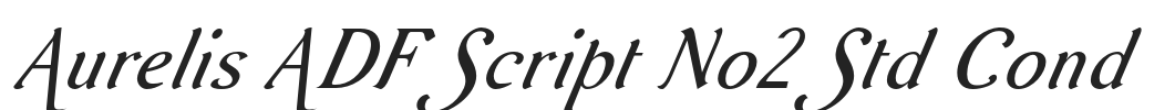 Aurelis ADF Script No2 Std Cond.otf字体下载