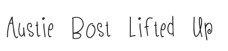 Austie Bost Lifted Up.ttf字体下载