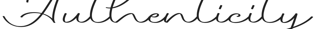 Authenticity.otf字体下载