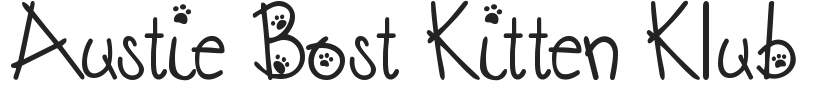 Austie Bost Kitten Klub.ttf字体下载