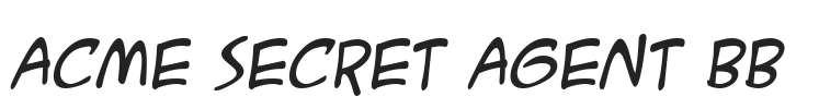 ACME Secret Agent BB.ttf字体下载