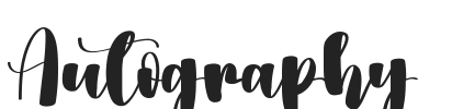 Autography.ttf字体下载