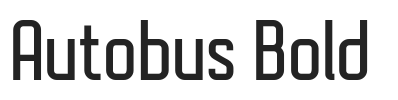Autobus Bold.ttf字体下载