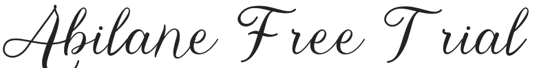 Abilane Free Trial.ttf字体下载