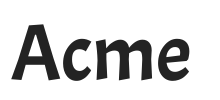 Acme.ttf字体下载