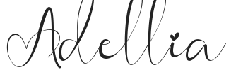Adellia.ttf字体下载