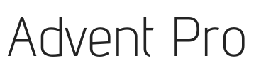 Advent Pro.ttf字体下载