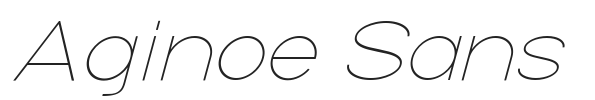 Aginoe Sans.ttf字体下载