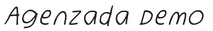 Agenzada Demo.otf字体下载