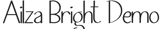 Ailza Bright Demo.ttf字体下载