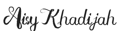 Aisy Khadijah.ttf字体下载