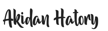 Akidan Hatory.otf字体下载