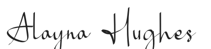Alayna Hughes.otf字体下载