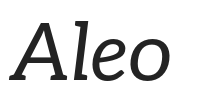 Aleo.otf字体下载