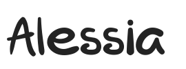 Alessia.otf字体下载