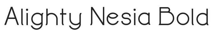 Alighty Nesia Bold.ttf字体下载