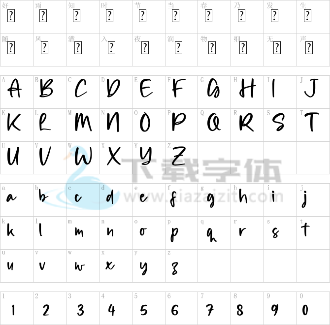 Alisha Gishela.otf字体下载