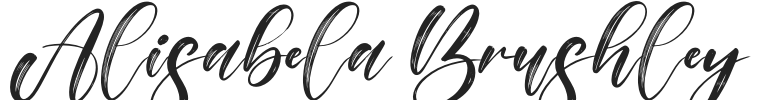 Alisabela Brushley.otf字体下载
