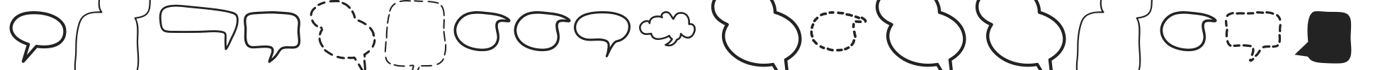 Alin Speech Bubbles 2.ttf字体下载