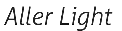 Aller Light.ttf字体下载