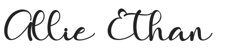 Allie Ethan.ttf字体下载