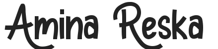 Amina Reska.ttf字体下载