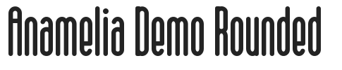 Anamelia Demo Rounded.ttf字体下载