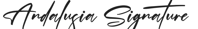 Andalusia Signature.otf字体下载