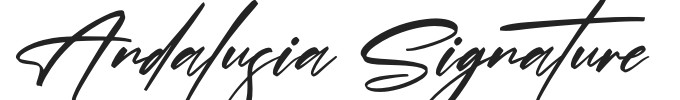 Andalusia Signature.otf字体下载