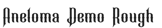 Aneloma Demo Rough.ttf字体下载