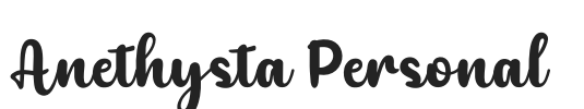 Anethysta Personal.otf字体下载