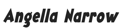 Angella Narrow.otf字体下载