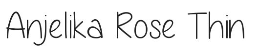 Anjelika Rose Thin.ttf字体下载
