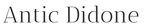 Antic Didone.ttf字体下载