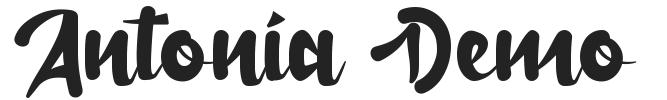 Antonia Demo.ttf字体下载