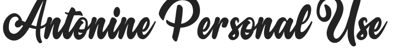 Antonine Personal Use.ttf字体下载