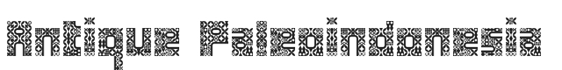 Antique Paleoindonesia.ttf字体下载