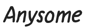Anysome.otf字体下载