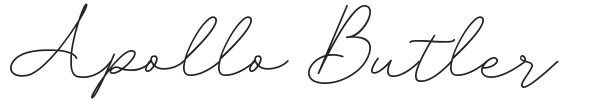 Apollo Butler.ttf字体下载